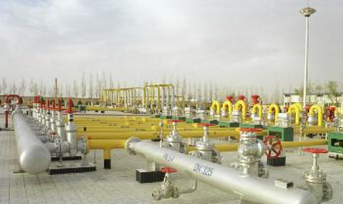 △位于陕北靖边的长庆油田天然气净化厂